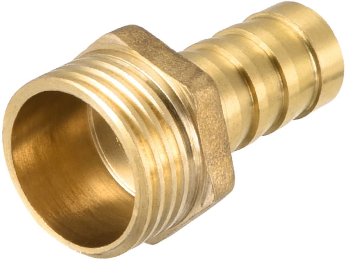 Solidchoice - Messing Barb Slangverbinder voor Luchtvloeistof 12 mm