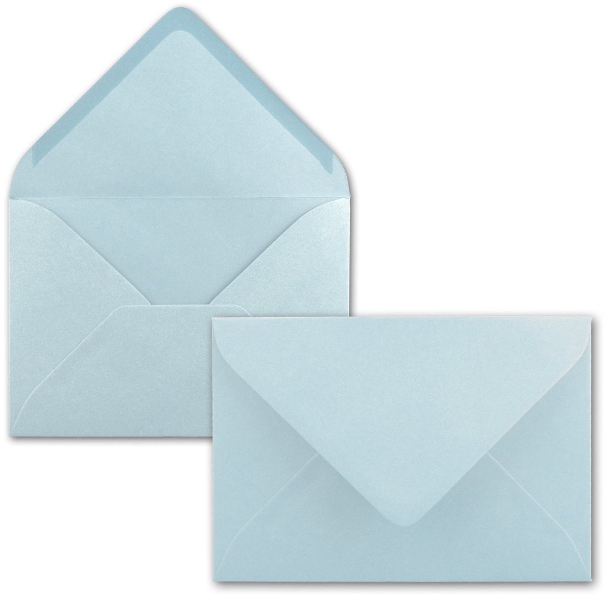 Solidchoice - Enveloppen Set van 150 - Lichtblauw, Voor Trouwen, Kaarten en Uitnodigingen