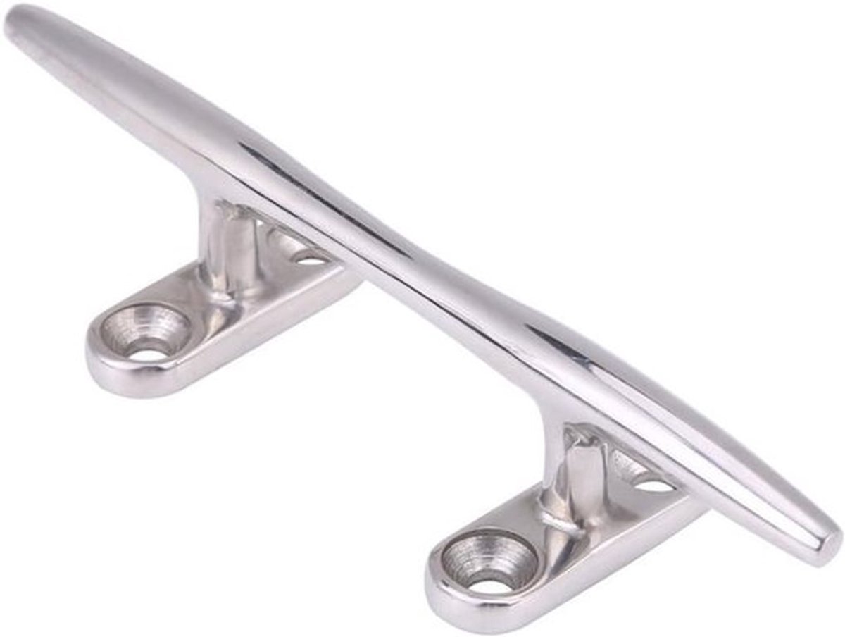 Touwhaak 5 inch roestvrij staal voor boottrailers - Bootstop voor aantrekken en vastzetten van holle touwen, ideaal voor trekbruggen