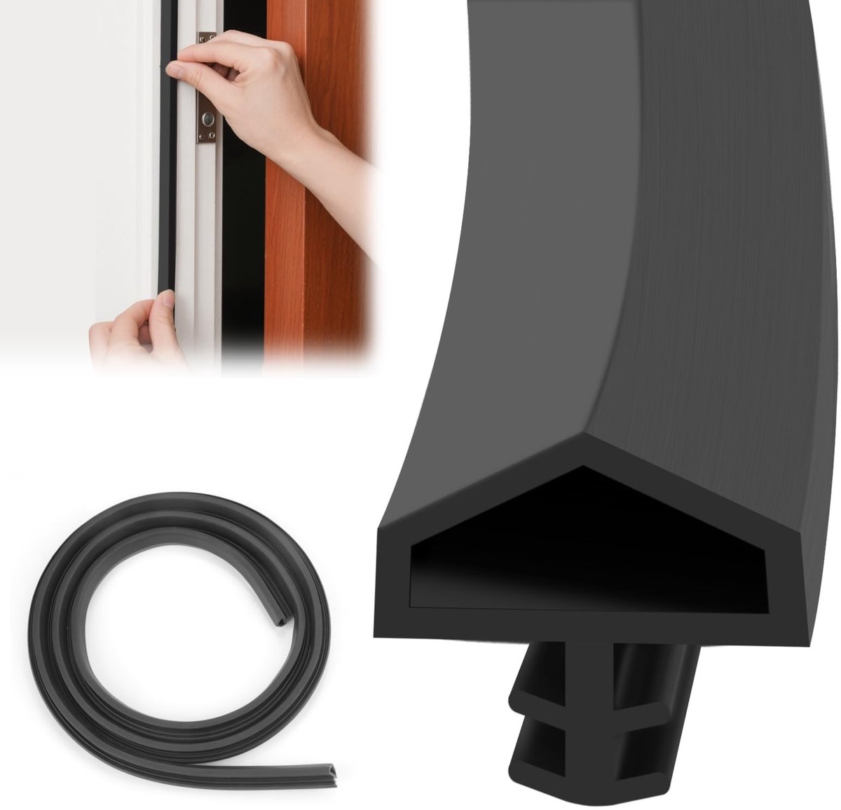 Solidchoice - TPE Deurafdichting voor Geluidsisolatie - Flexibele en Duurzame Afdichting
