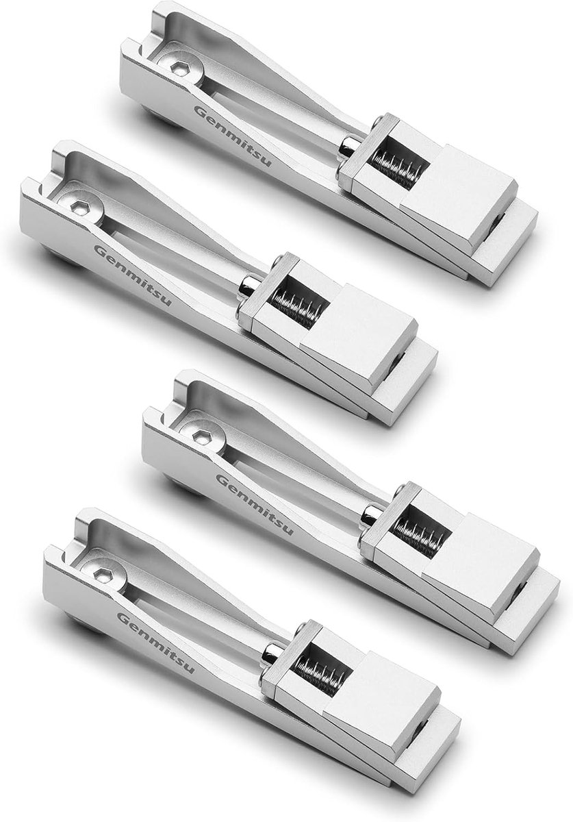 Genmistu T-track Vise Hold Down Clamp Kit for Large Wood and Metalworking Projects, Aluminium Toe Clamp with Low - ShopVlot