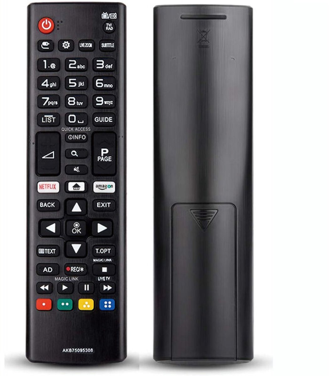 Engelse afstandsbediening voor geschikt voor LG LCD smart-tv's, AKB75095308