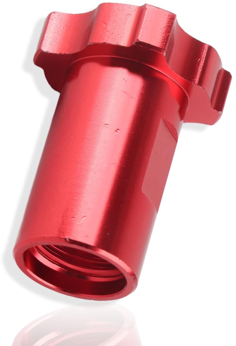 Solidchoice - 16 mm Draad Auto Spuitbeker Adapter - Roestvrij Staal Connector