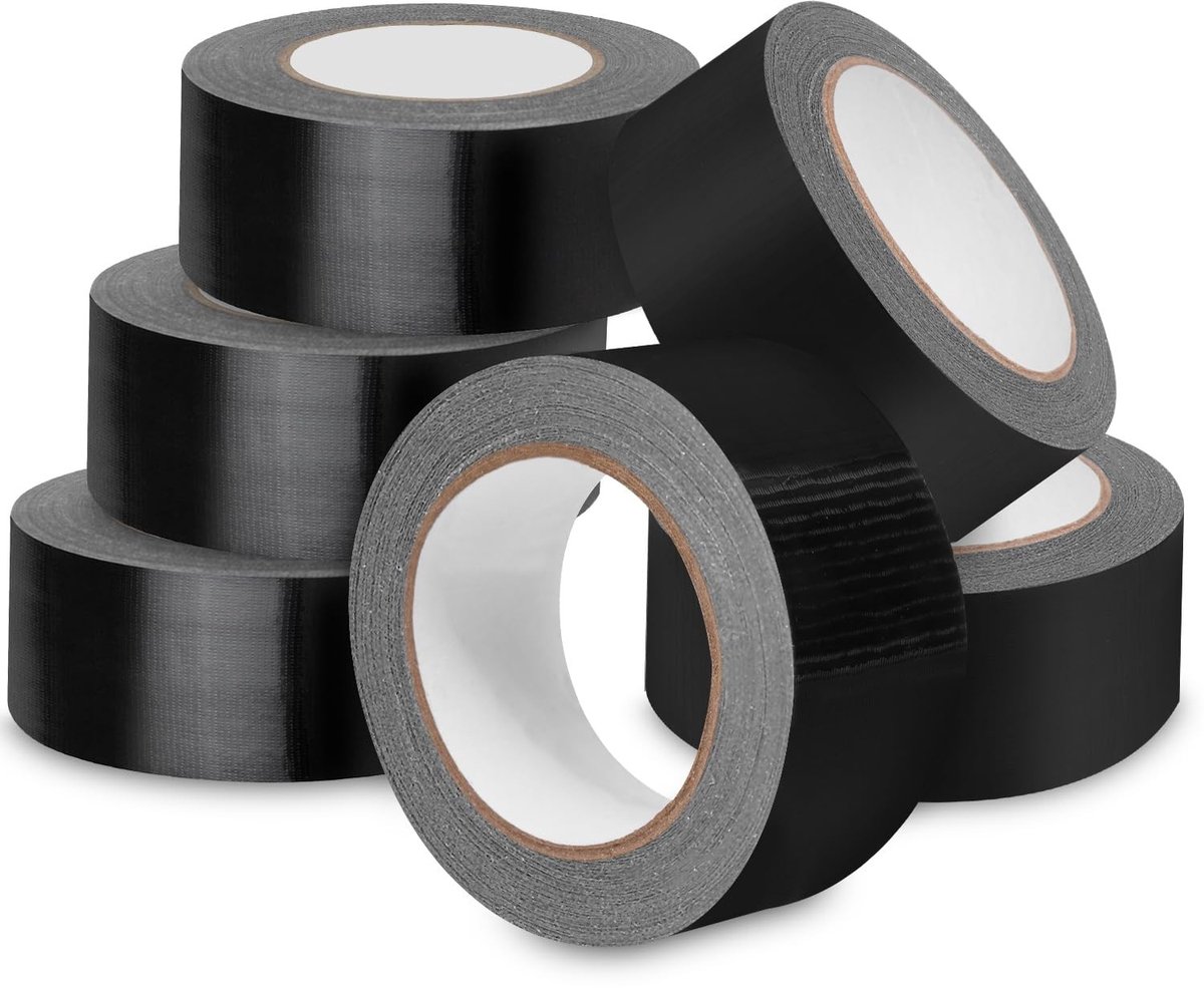 Solidchoice - 6 Rollen Gaffatape 50mm x 27,4m - Waterdicht & Extra Sterk voor Binnen/Buiten