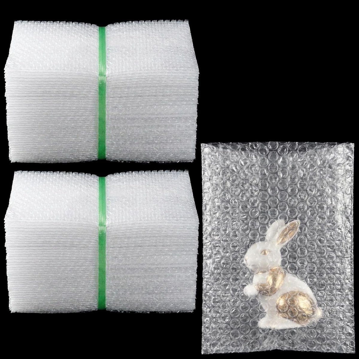 Bubbelzakken - Transparant - 15 x 20 cm - Verpakking met 50 Stuks - Voor Bescherming en Verzending