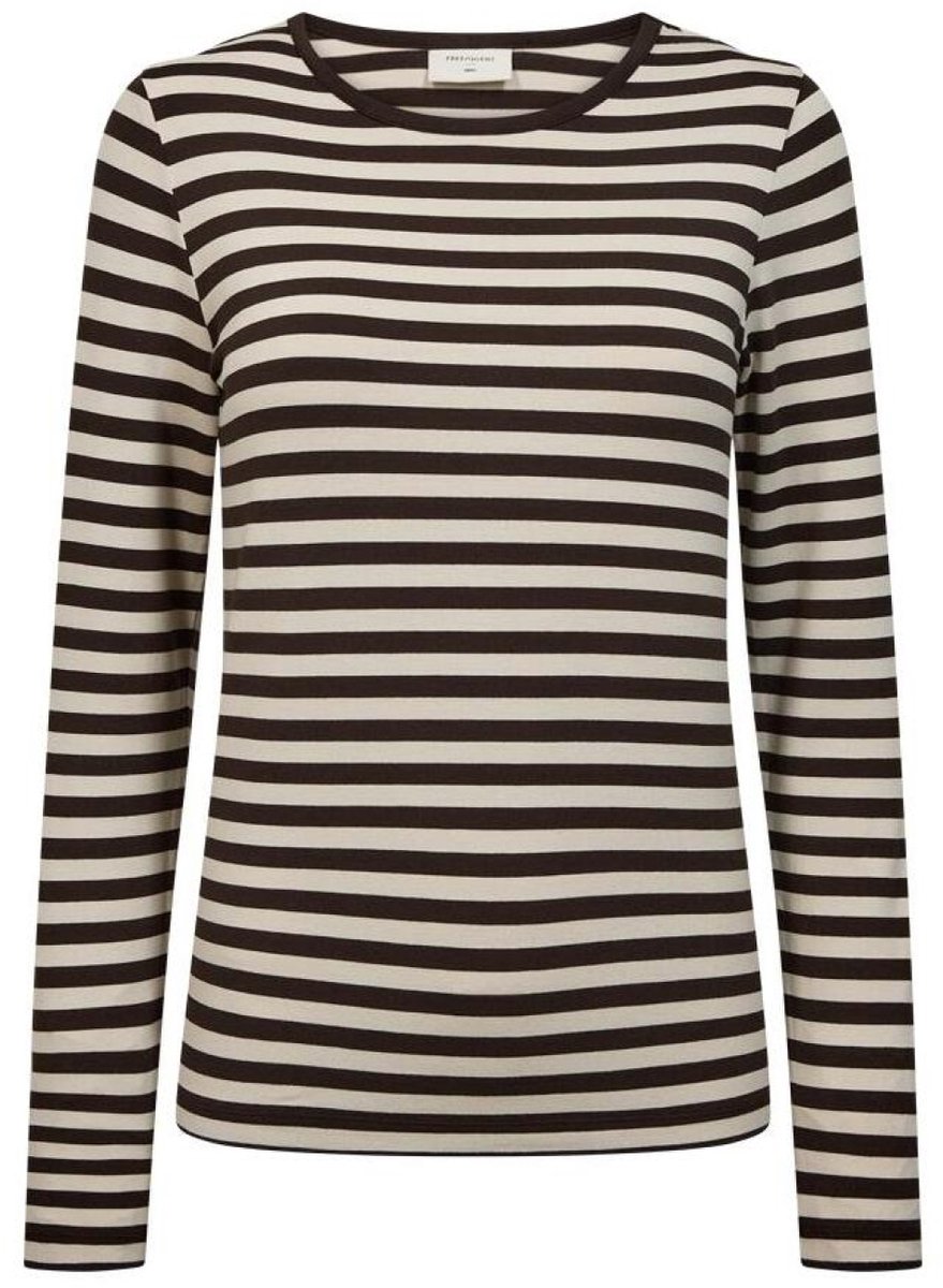 Freequent T-shirt Fqliana Tee 207833 Mole W. Moonbeam Dames Maat - XL