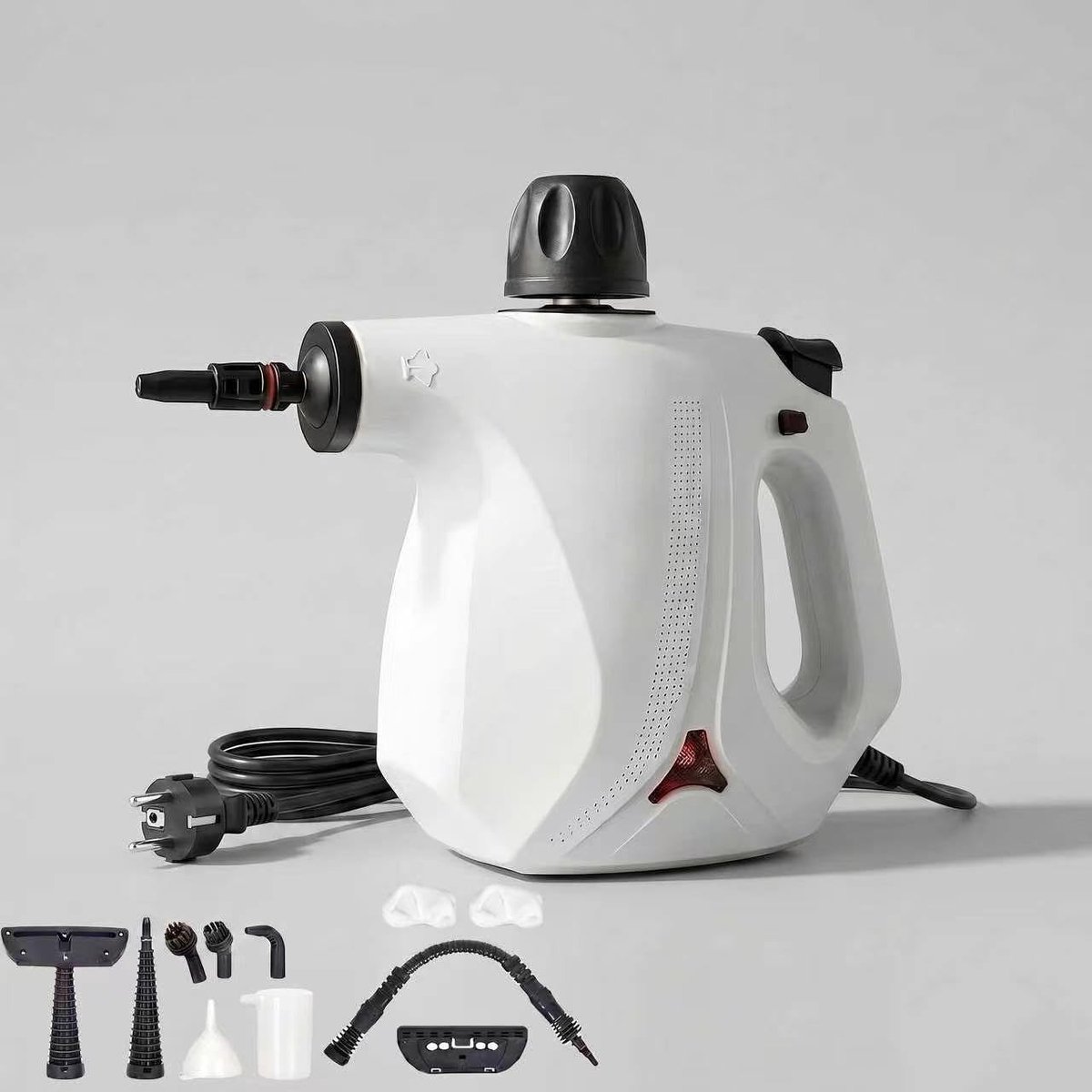 Handstoomreiniger - Zwart - 450 ml - Krachtige Stoom tot 110°C - Voor Diverse Oppervlakken