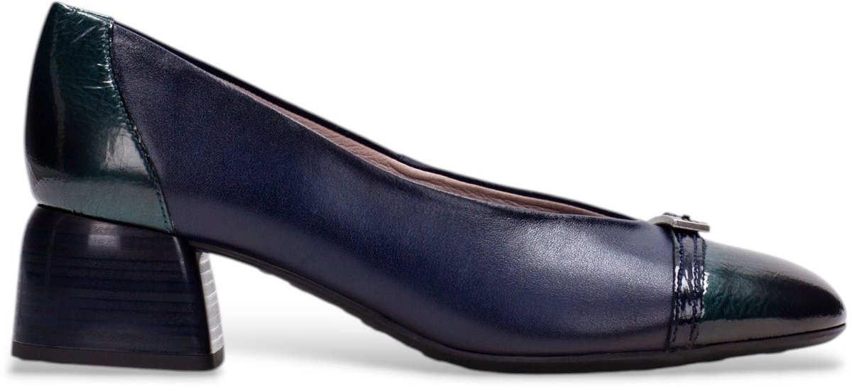 Hispanitas Marineblauwe leren schoenen Varsovia