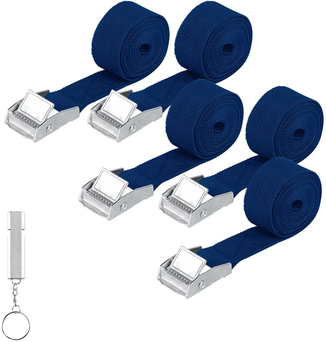 Solidchoice - Set van 5 Verstelbare Lashing Straps voor Fietsendrager