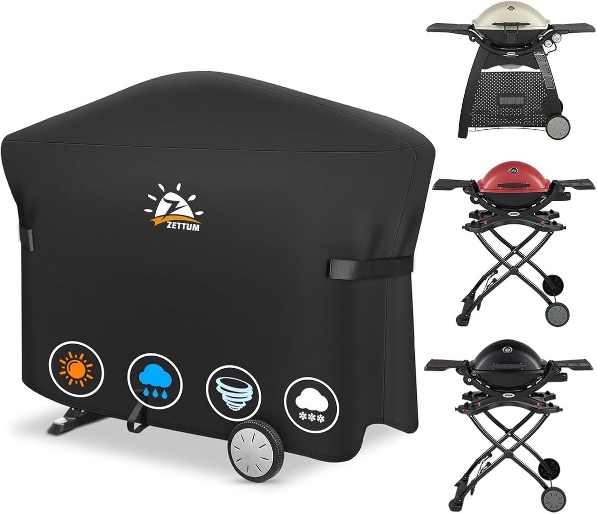 Solidchoice - Waterdichte Barbecue Cover voor Weber Q Series - 144 x 57 x 99 CM