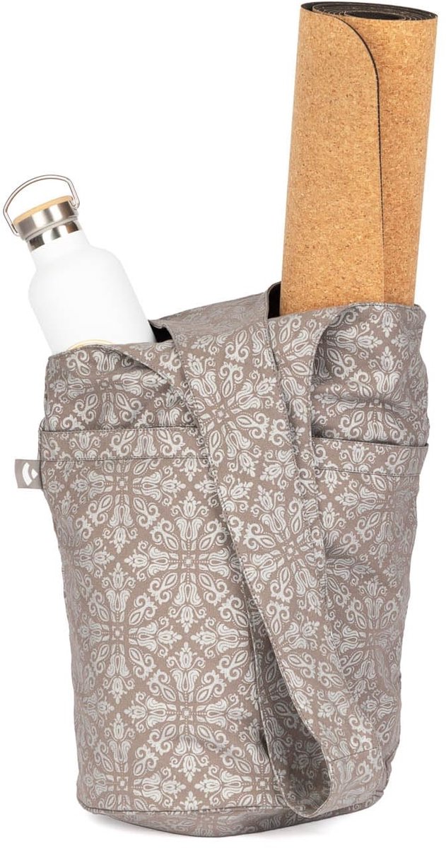 Solidchoice - Yogatas RAJA voor Yogamatten en Accessoires in Taupe