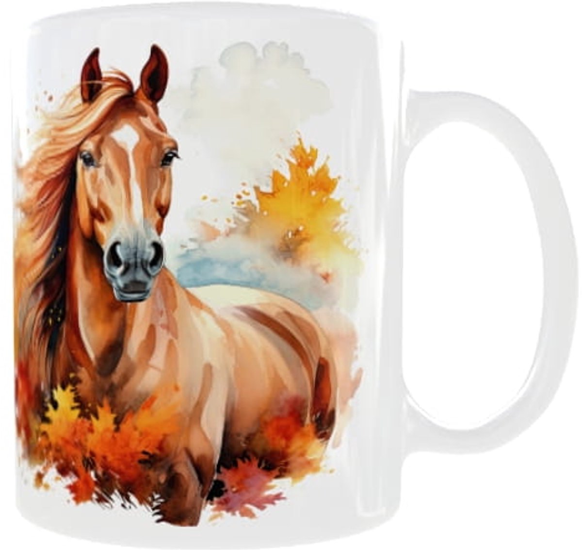 Keramische Mok 300ml - Paarden Collectie met Naam