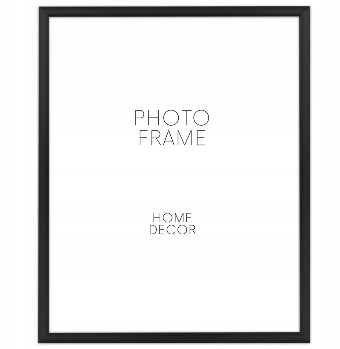 Aluminium Fotolijst Zwart 24x30 cm - Merkloos