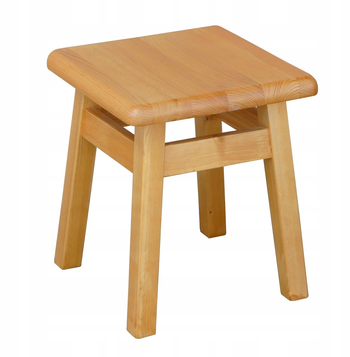 Massieve Houten Pot - Olmenkleur, 33cm Hoog