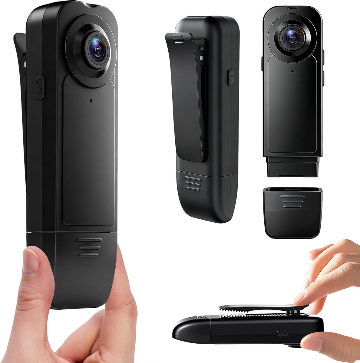 Spy camera 1080p HD - nachtzicht - 140° groothoek - 7 uur batterijduur - ShopVlot
