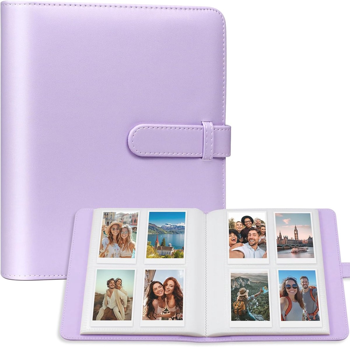 Fotoalbum 256 Pocket - PU Leer - Geschikt voor Fujifilm Instax Mini - Bewaar je mooiste herinneringen - ShopVlot