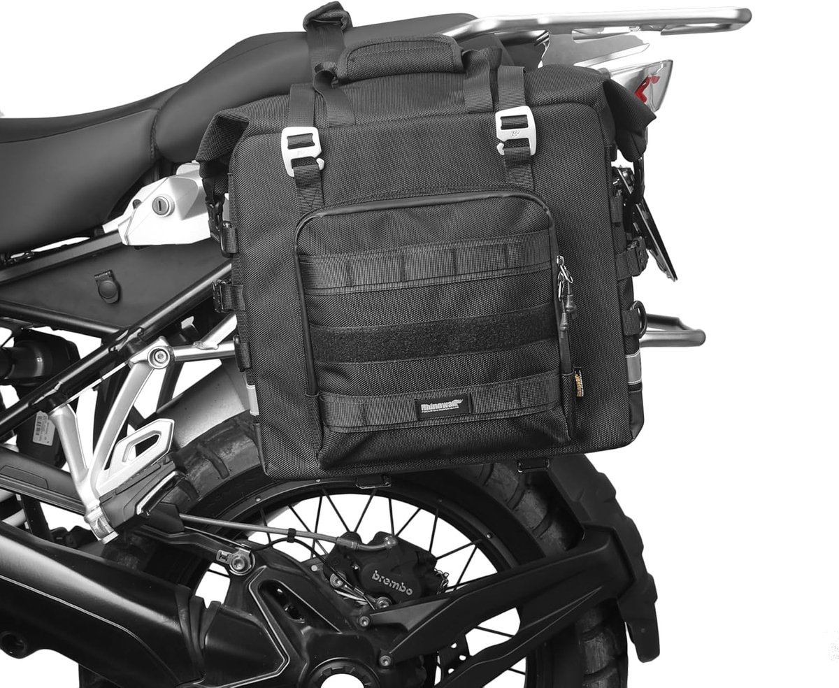 Motorfiets zijtas 25-32L - Uitbreidbaar - Waterdicht - Ideaal voor motorreis - ShopVlot