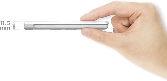 Externe Harde Schijf - Draagbare Opslag - Bestanden Opslaan - Ultra Slank Design - 1 TB - Wit — afbeelding 5