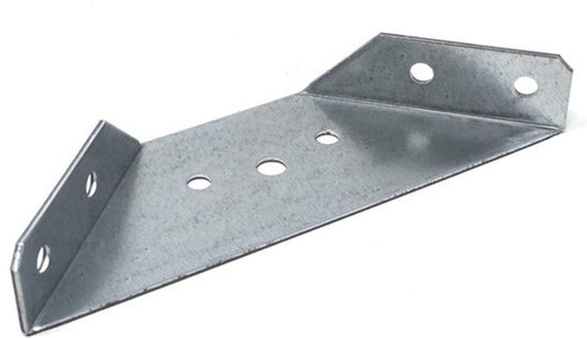 4 x Hoekverbindingen - Hoekbeslag - Driehoekig - Verzinkt Staal - 2 mm