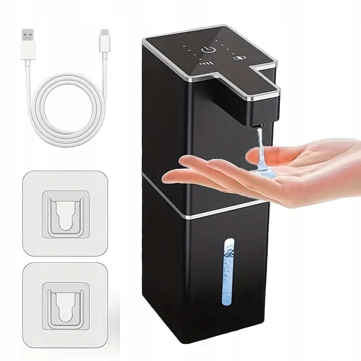 Automatische Zeepdispenser met Sensor & USB Oplaadbaar - Merkloos