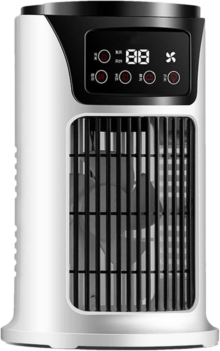 Draagbare Luchtkoeler - Persoonlijke Airco - Koel Blijven - Energiebesparend - Compact Formaat - Wit