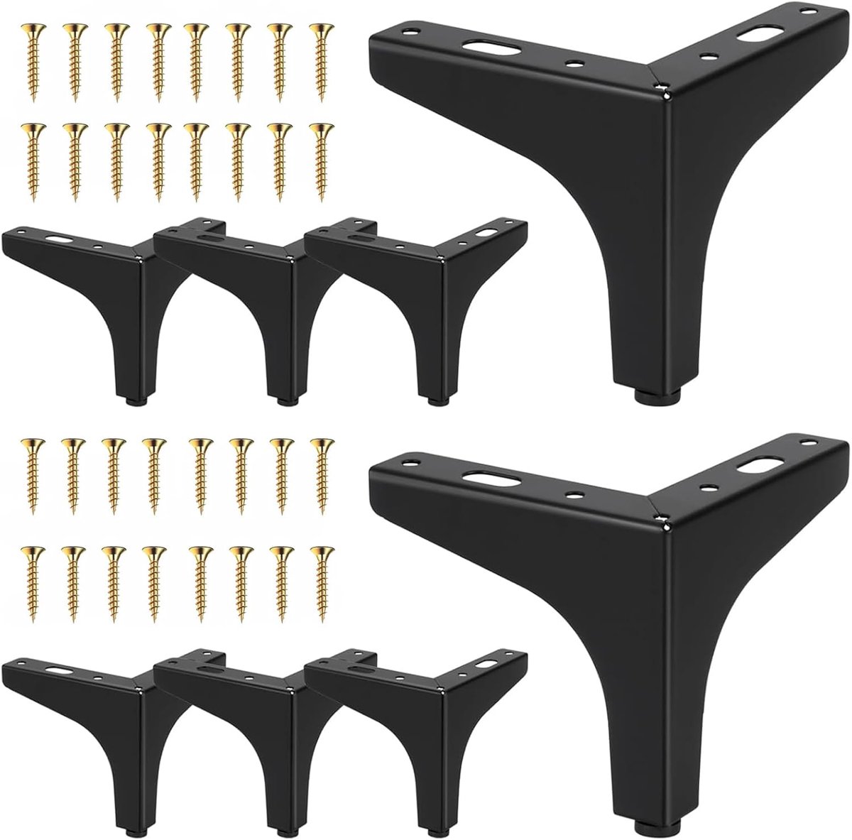 Meubelpoot 15cm - Metaal - Modern design - Ideaal voor meubels - ShopVlot