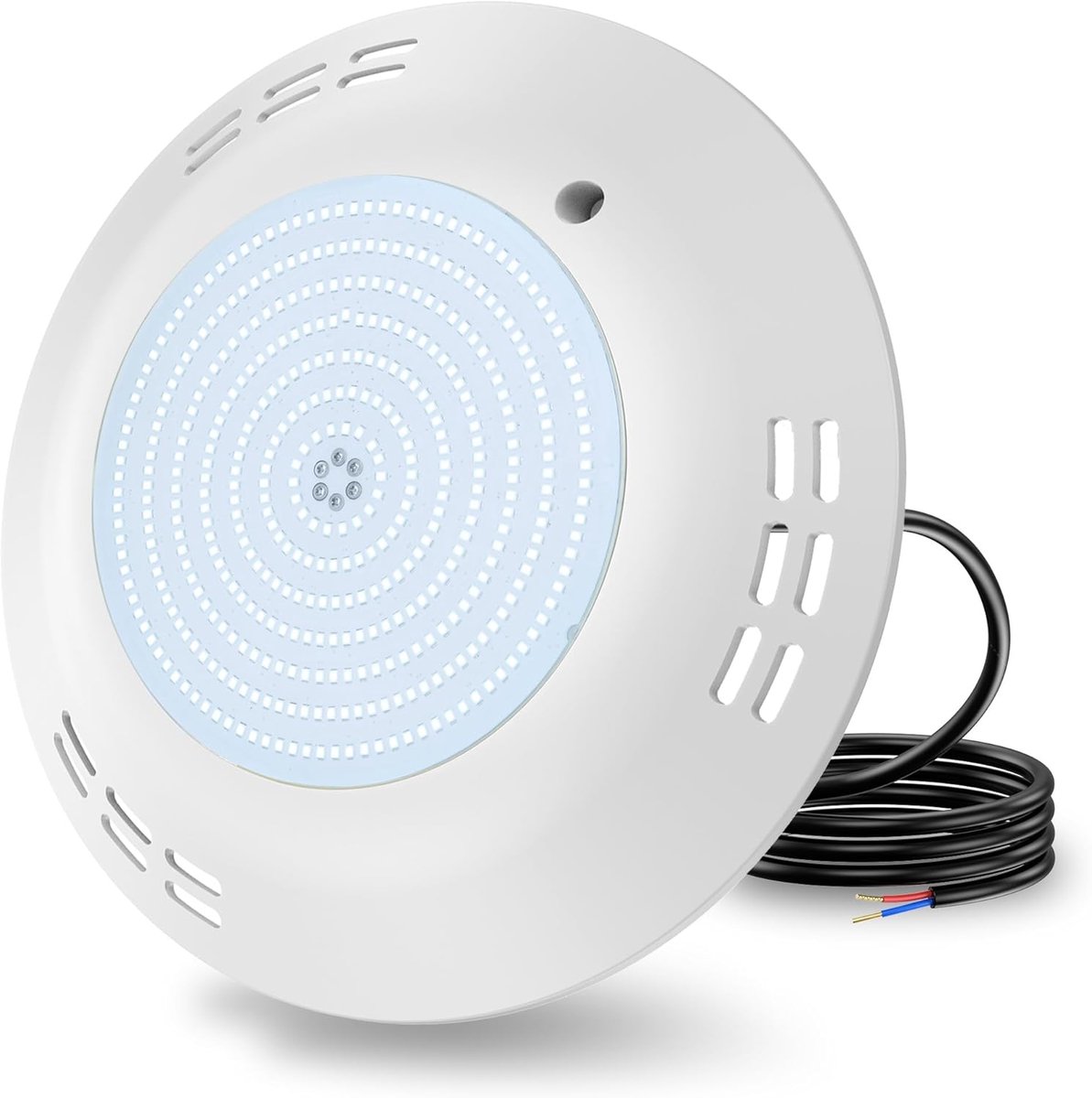 35W LED Pool Light Surfaced, 6000K Cool White 3500lm, Extra Flat Ø275mm, IP68 Resin-filled Underwater Lamp for - ShopVlot