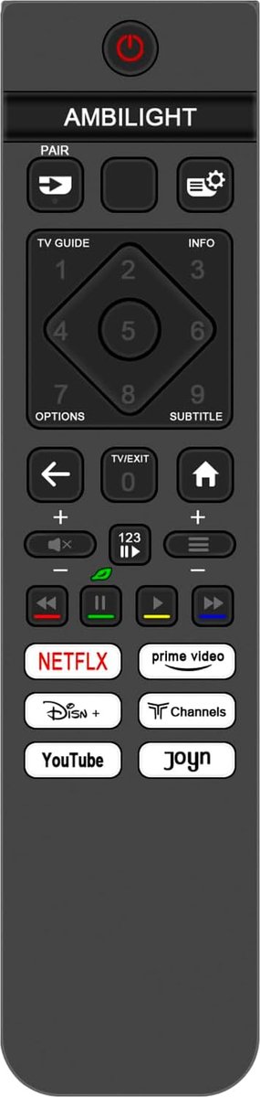 ALLIMITY Remote Control Compatible With Pl'TV TP Vision 996592404207 398GM10BEPHND000CR A136RF543B0004 - ShopVlot
