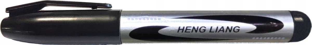 Zwarte Permanente Marker, Waterdicht, 1 Stuk