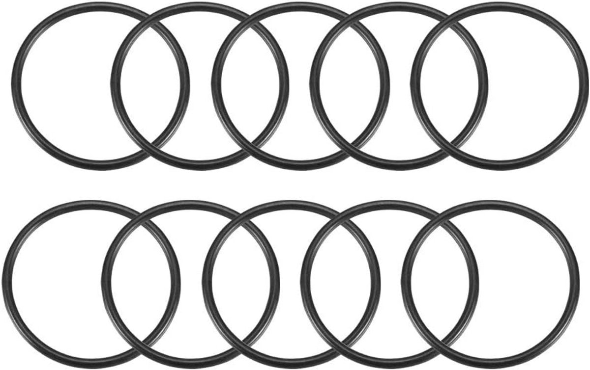 10 PCs 53mm x 3mm Zwarte Rubber Olie Seal O Ring Verzegelende Pakking Wasmachines
