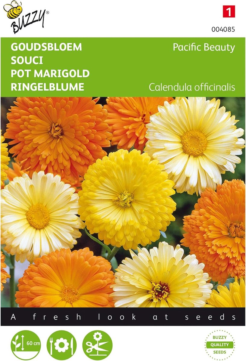 Marigold zaden Beauty Filled Mix - kleurrijke bloemenmix - geurige aantrekkingskracht - ideaal voor bloembedden - SnelShoppen