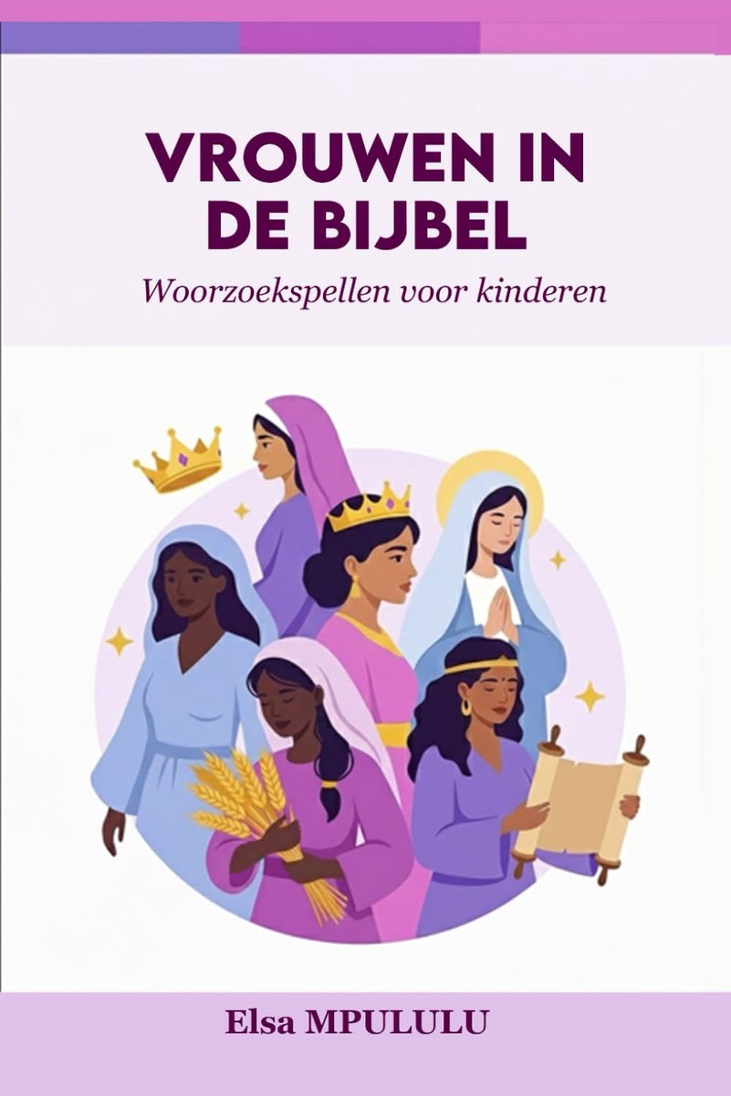 woordzoekspellen voor kinderen - 8 puzzels met bijzondere vrouwen uit de bijbel - leerzaam en leuk - SnelShoppen