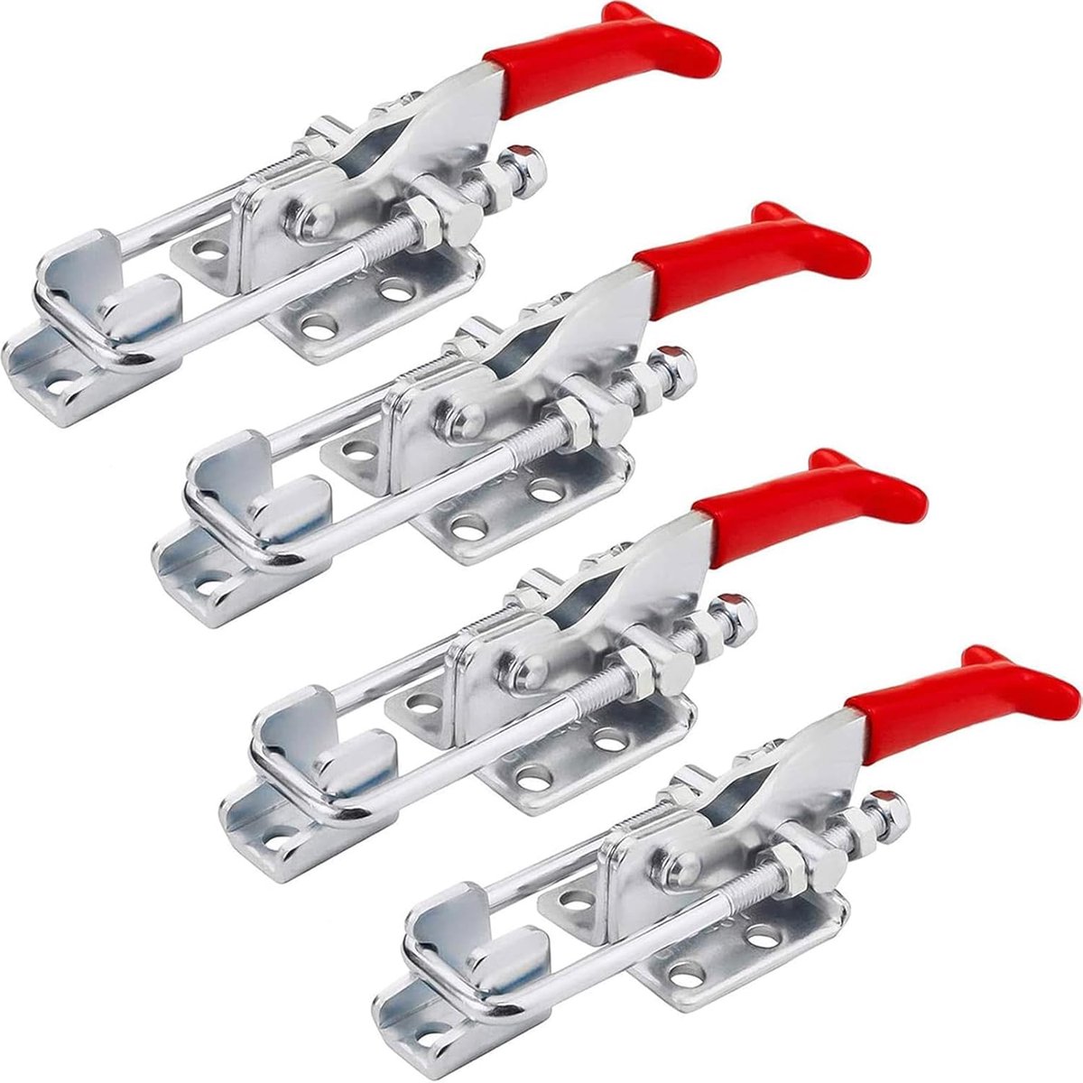 4 stuks knieklemmen, hefboomklem van metaal GH-431 318 kg / 701 lb Toggle klem
