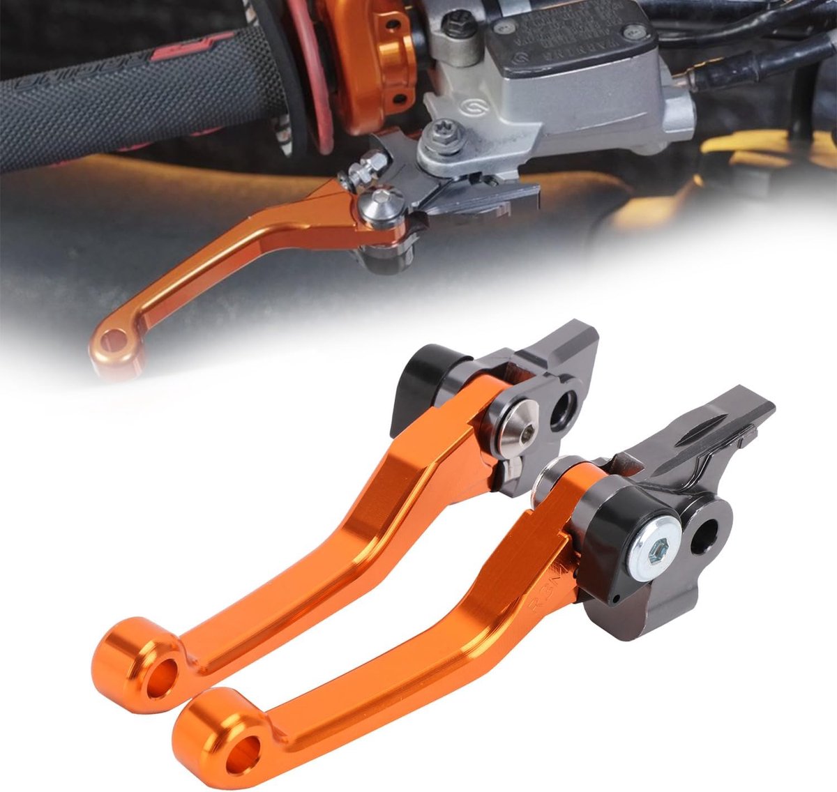 Opvouwbare Rem Koppelingshendel voor 350 450 SX SXR SXF SXF XCF XCFW XCRW XCW EXCR EXCR 14-18 125 150 200 250 300 350 500 - Oranje | voor XCFW XCRW XCW EXCR EXCR EXCR EXCR 125 150 200 250 300 350 500