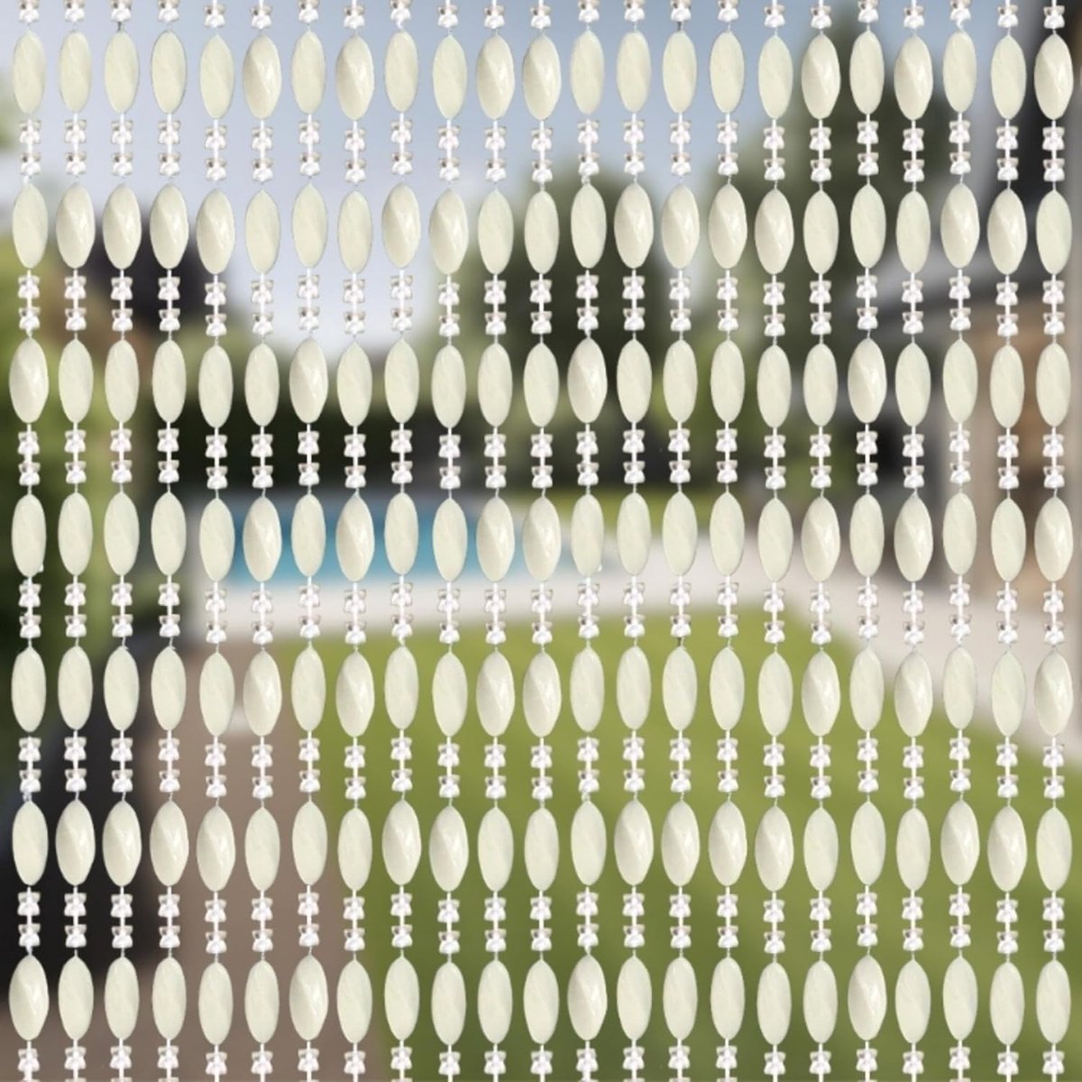 Beadgordijn 100 x 225 cm - Mosquitonetten in diverse kleuren - Insectbescherming voor deuren - SnelShoppen