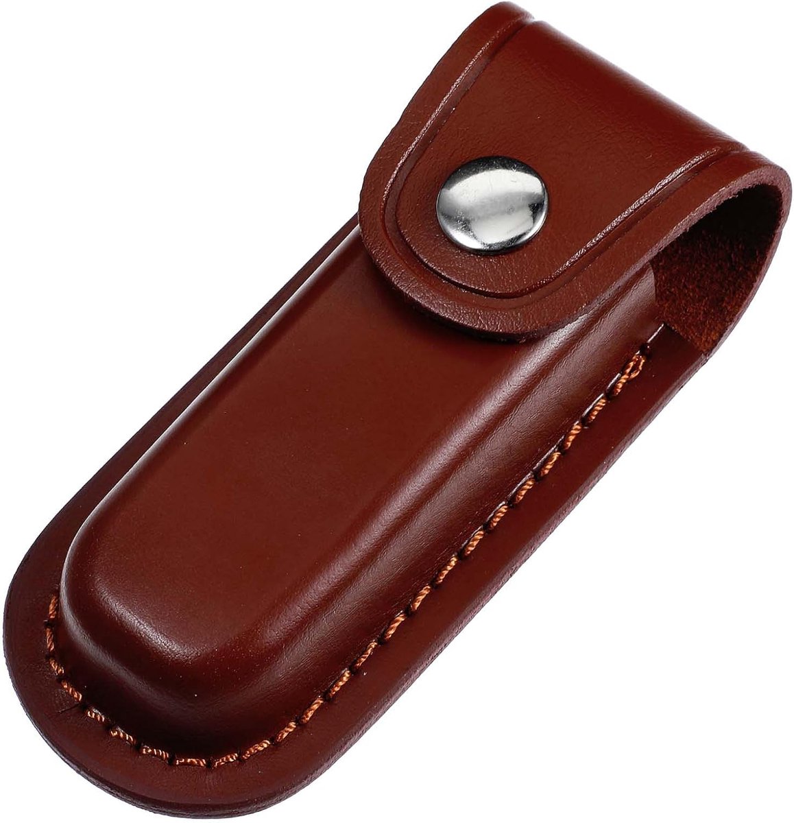 Riem Mes Case, 12,5 cm Lederen Mes Case, Essen Mes Case, Opvouwbare Zakmes Case, Draagbare Lederen Zakmes Case met Gesp