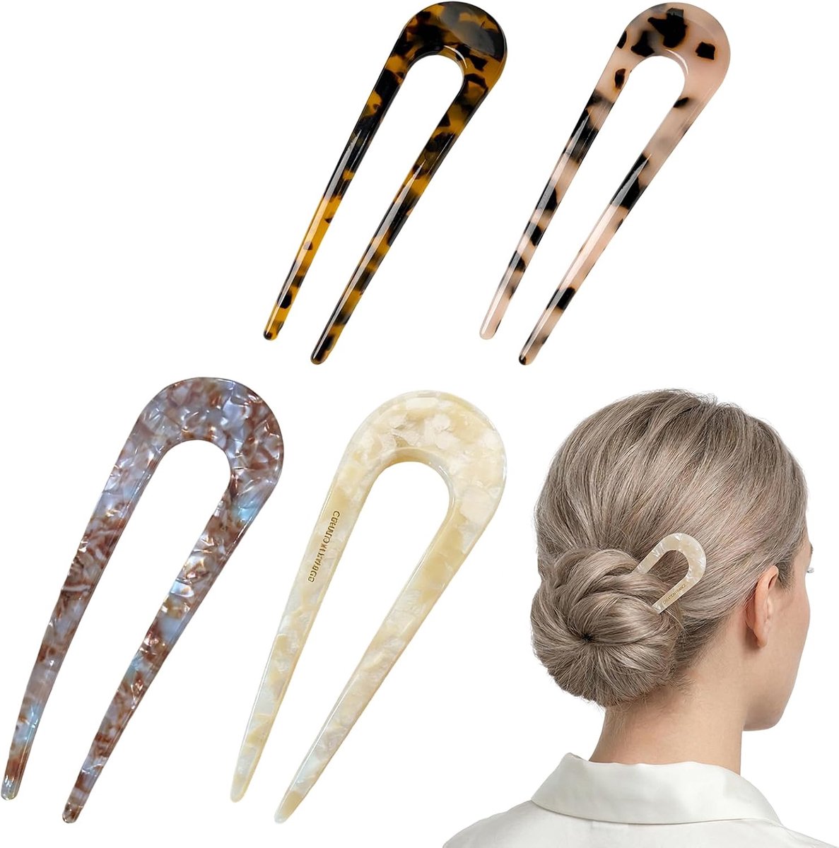 Haarspelden Franse stijl French Style haarspeld hoofdtooi, grote vintage haarspeldclip voor vrouwen styling haaraccessoires, haarstyling hulpmiddelen (stijl B)