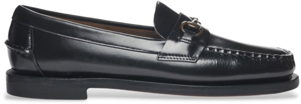 Leather Loafers Wo - Black