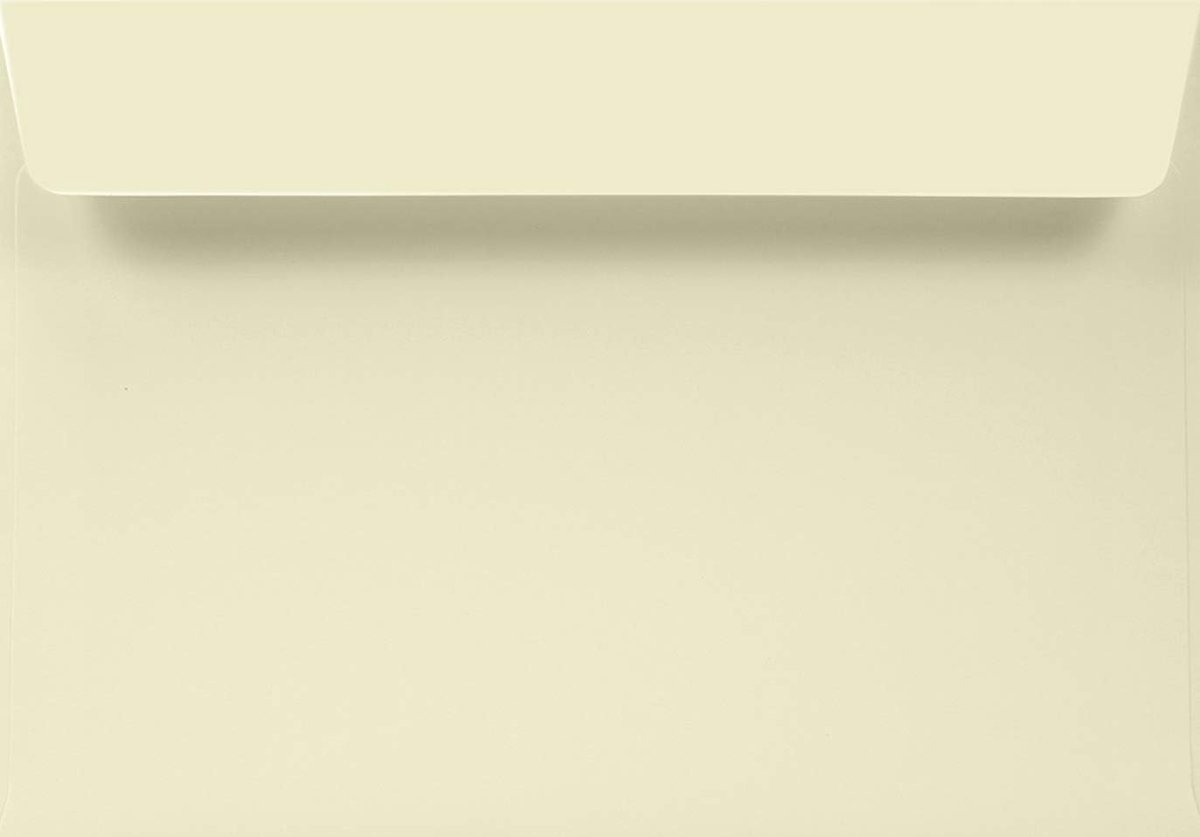 100 enveloppen ivoor C5 162x229mm 120g Aster Smooth Ivory hoogwaardig zelfklevend zonder venster voor documenten brochures | 120 g Aster Smooth Ivory · grote feestelijke crèmekleurige enveloppen voor bruiloft, uitnodigingen en wenskaarten