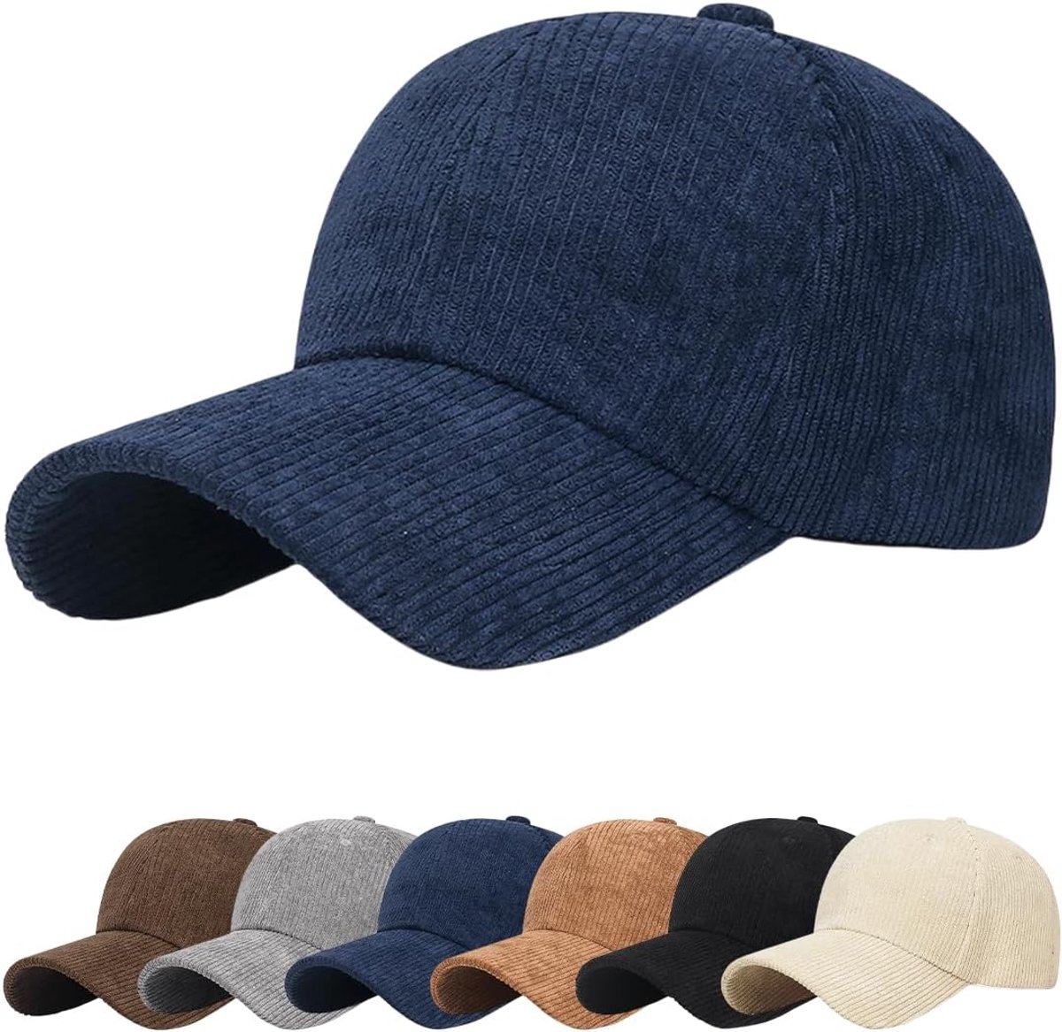 Heren Winter Winter Hoed Unisex Baseball Cap Winterpet Heren Cap Herfst/Winter Zachte Baseball Cap Volledige Cap Outdoor Vizier Sport Pet Old School Stijl