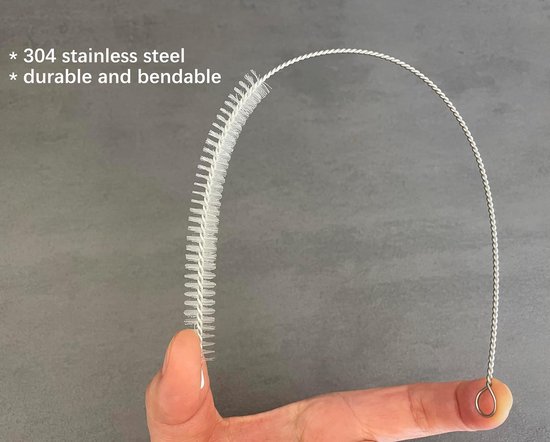 Schoonmaakborstel 27 cm Set van 4 - Pijp Borstel Reiniging - Dieptereiniging, herbruikbaar — afbeelding 5