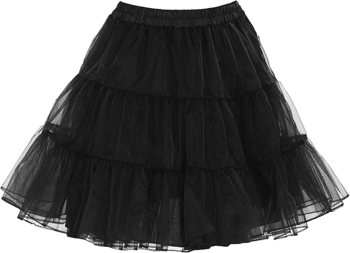 Petticoat Skirt S-XXL - Vintage A-lijn - Rockabilly Tutu - Perfect voor feesten - SnelShoppen