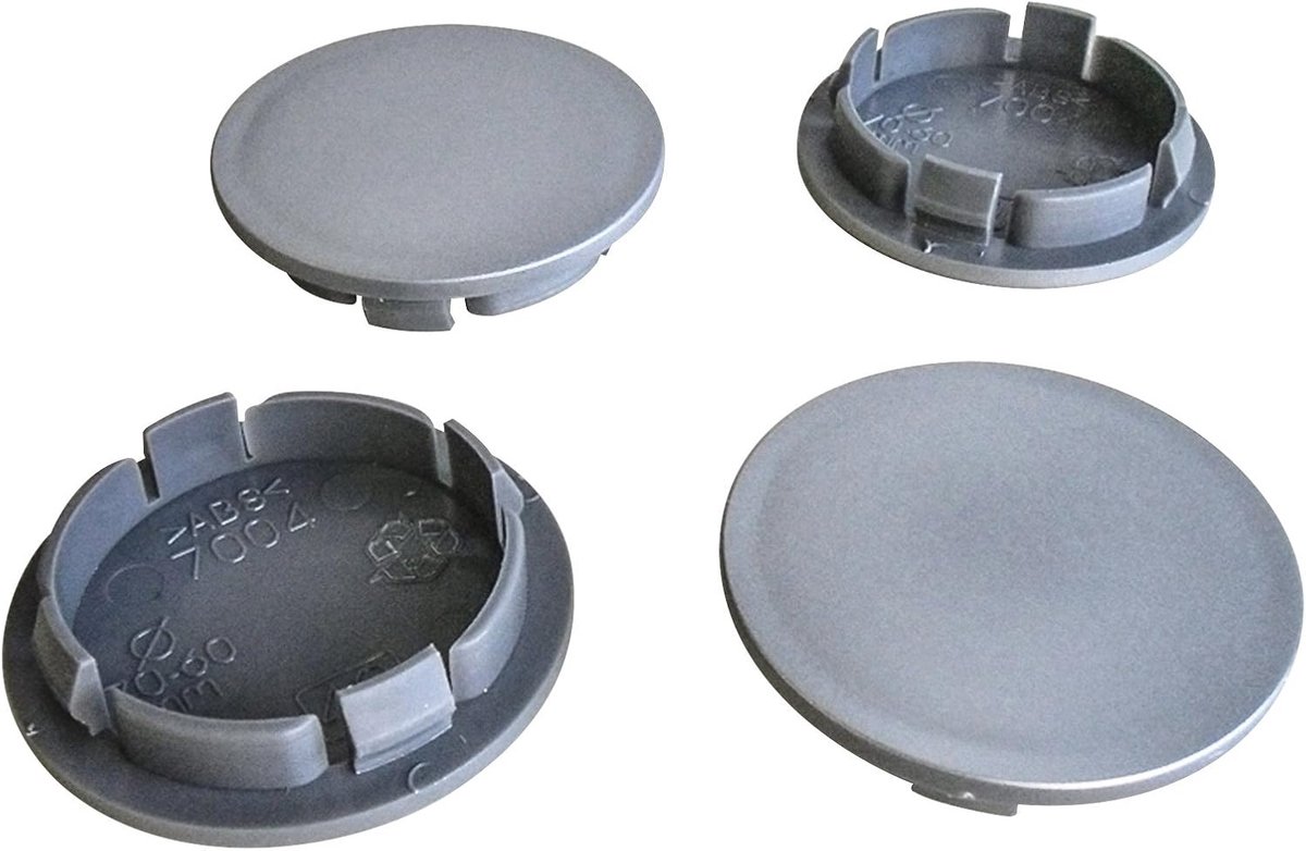 Hubcaps 70 mm - Universeel - Hoogwaardige ABS kunststof - Bescherming voor velgen - ShopVlot
