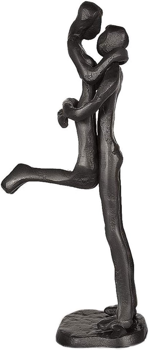IJzeren standbeelden set - liefde kunst beeld - decoratie voor huis, kantoor, familie - ShopVlot
