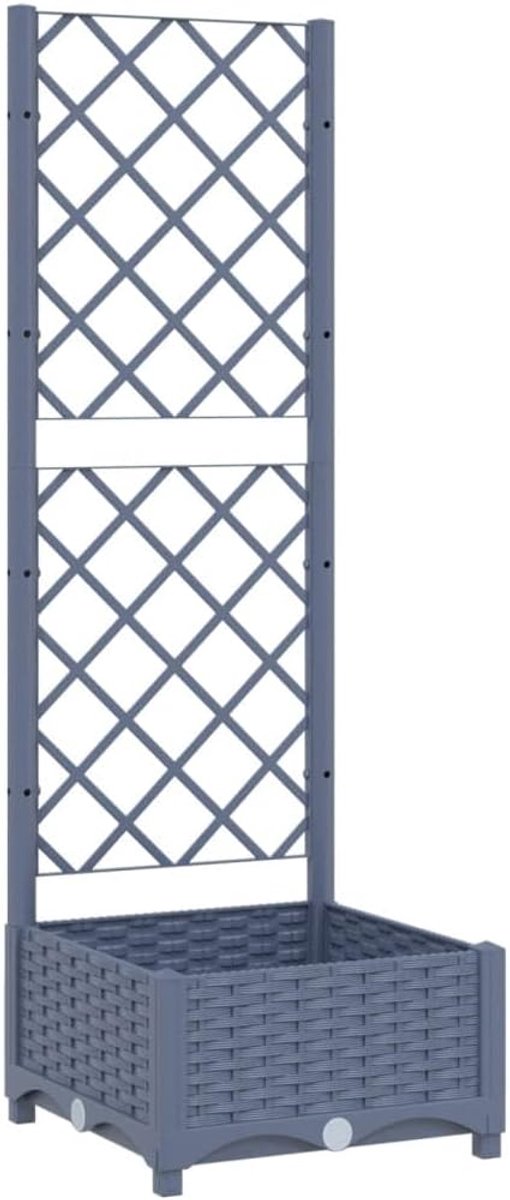Bloembak met Trellis - Decoratieve Plantenbak voor Balkon en Tuin
