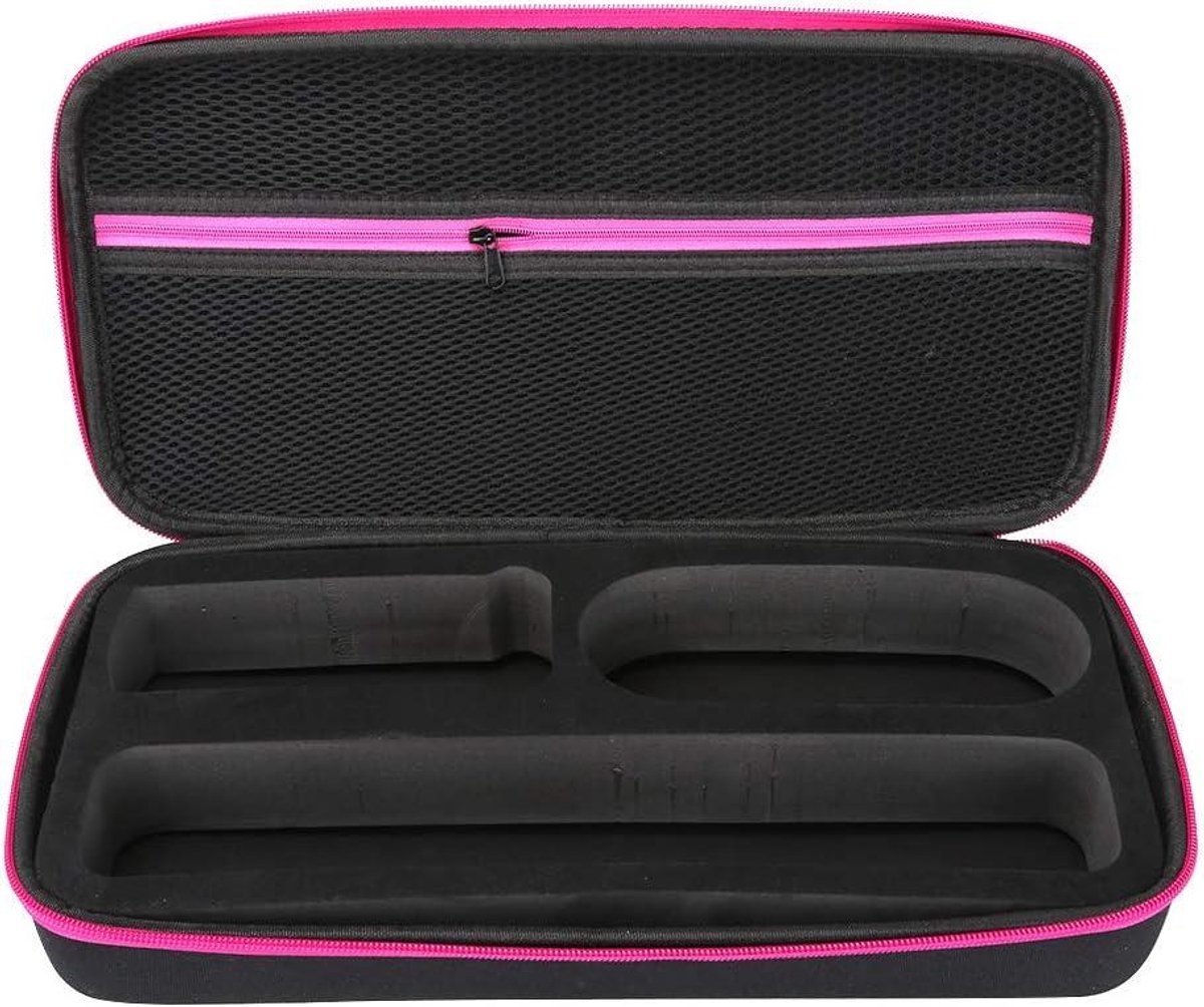 Opbergdoos Stijltang - Reisetui Haarstyling - Haar Stijlen - Antikras Stofdicht - 37 x 19 x 9 cm - Zwart