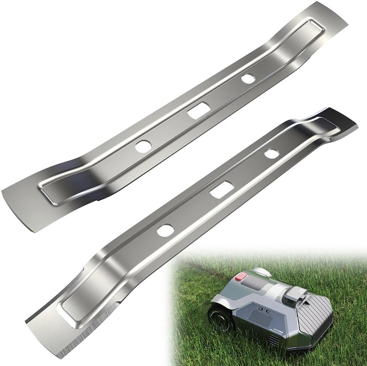 SnelShoppen - Robotmaaier Mes, 2 Stuks, 20 cm, Molenbladen, Vervangingsbladen, Compatibel met Robotmaaiers, iMOW RMI 422, RMI422 P, RMI 422 PCRMI 522