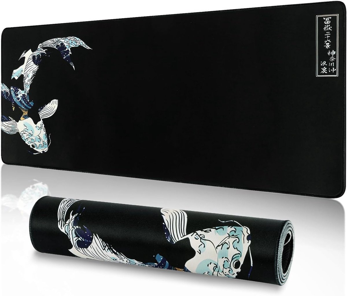 Gamingmuismat 800 x 300 x 3 mm - waterdicht - antislipbasis - ideaal voor kantoor en thuis - ShopVlot