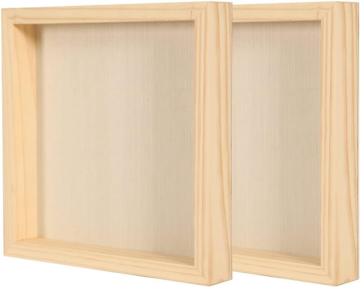 Houten panelen 30x30cm - ongeverfd hout - stevige kwaliteit - ideaal voor schilderen - ShopVlot