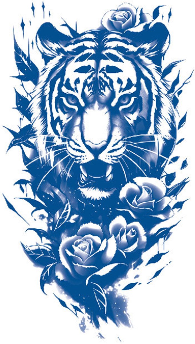 Tijdelijke tattoo Tijger 2 weken